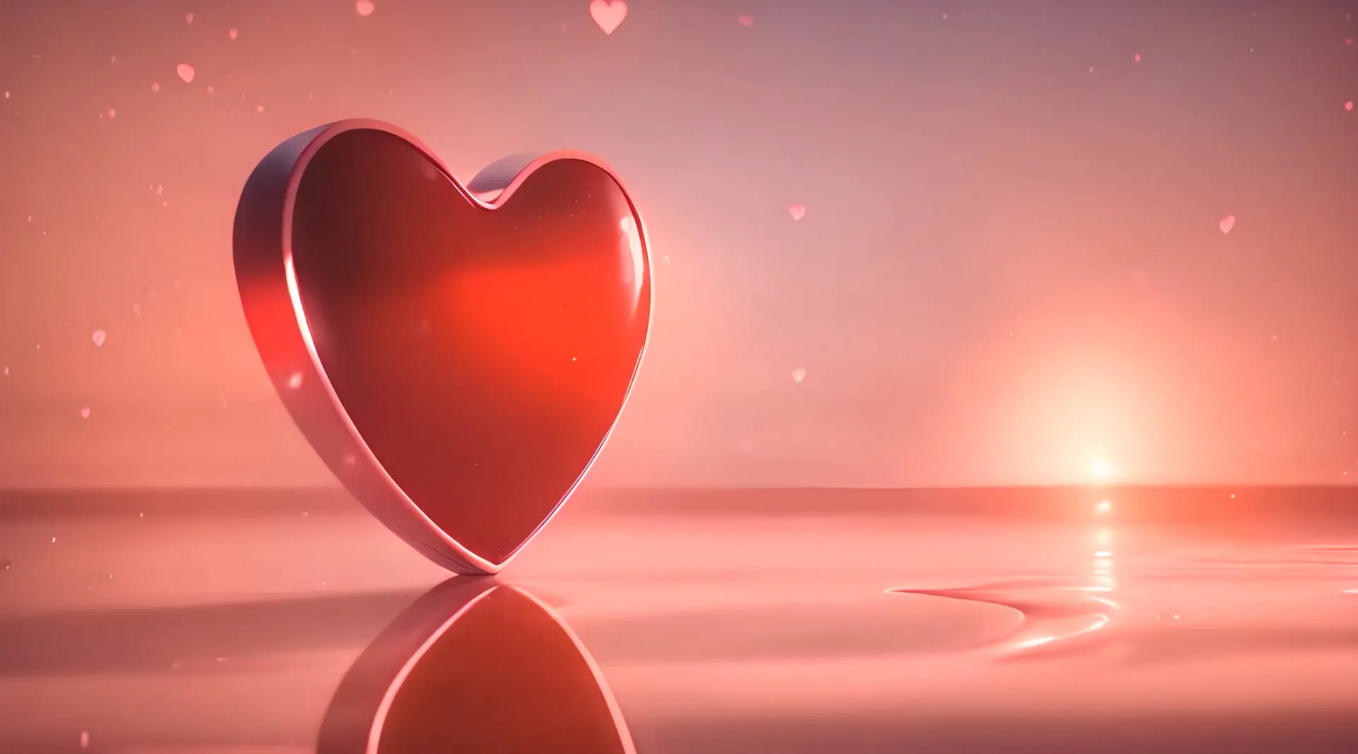 Crimson Affection Sentimental Motion Video Template